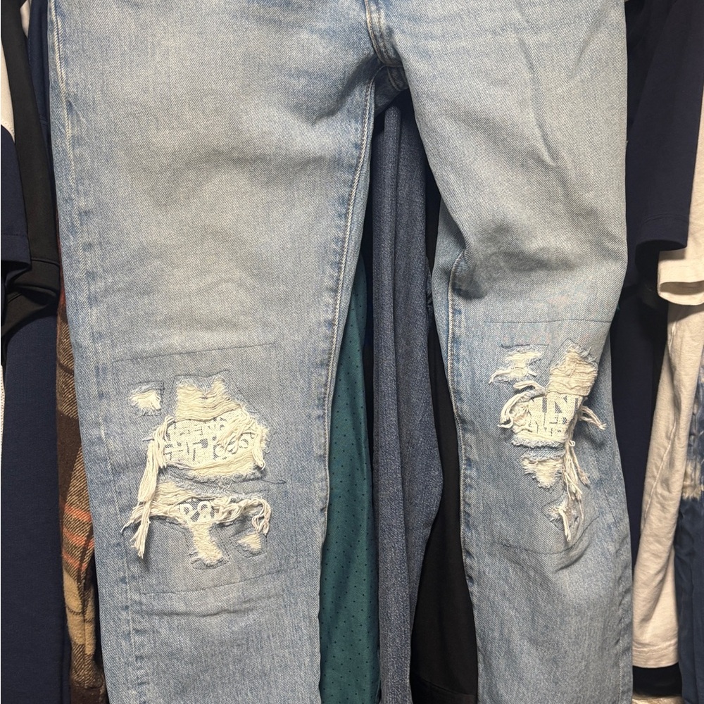 Levi's Lo ball stacked jeans